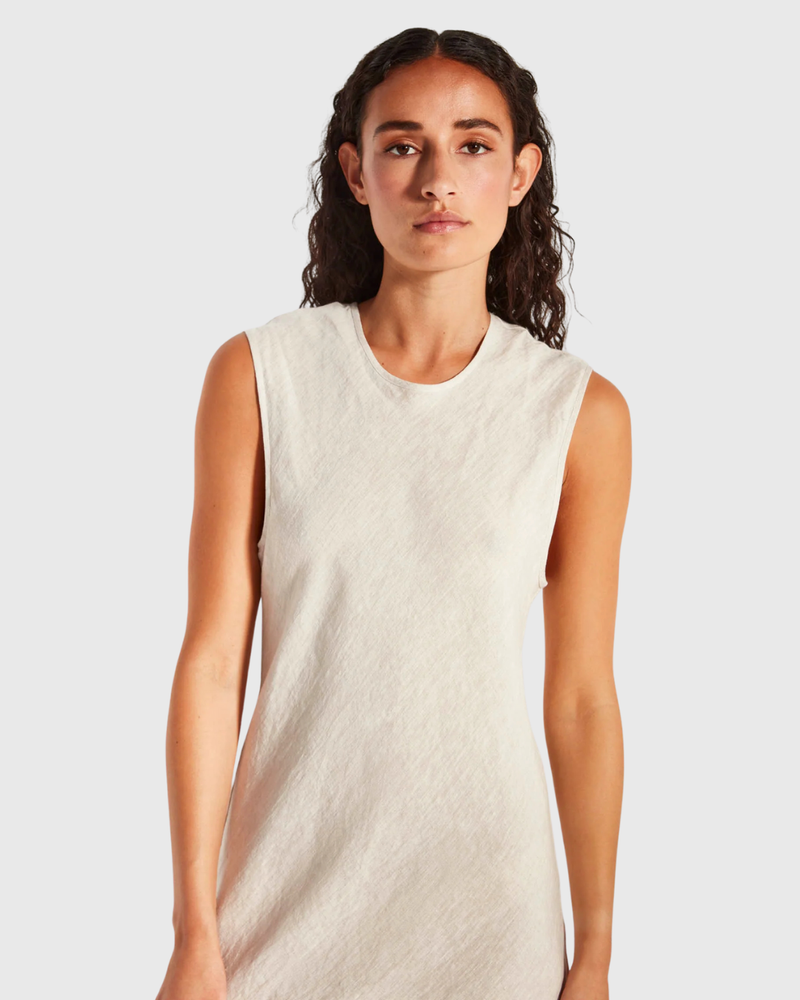 Fran Dress (Vintage Linen) Natural