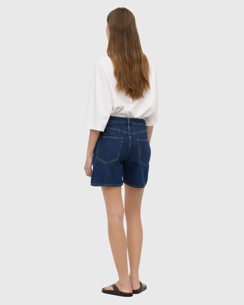 Mid Rise Vintage Denim Short Heritage Blue