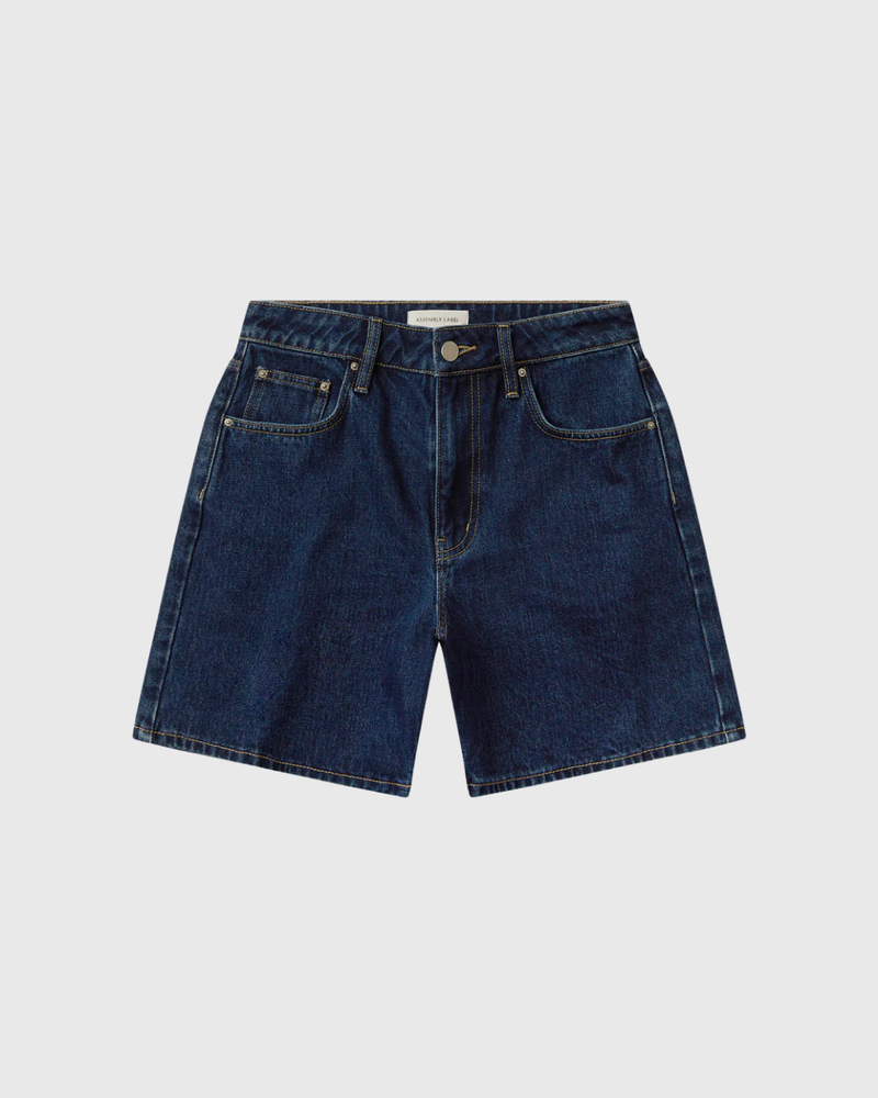 Mid Rise Vintage Denim Short Heritage Blue