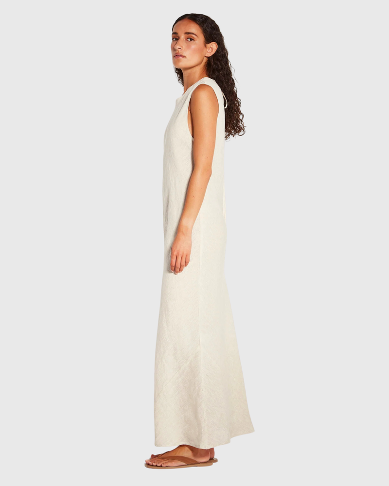 Fran Dress (Vintage Linen) Natural