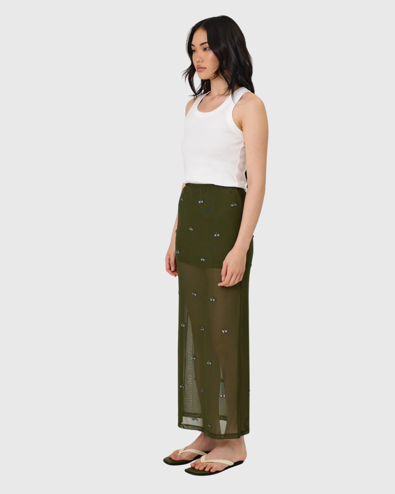 Marlowe Skirt Seaweed