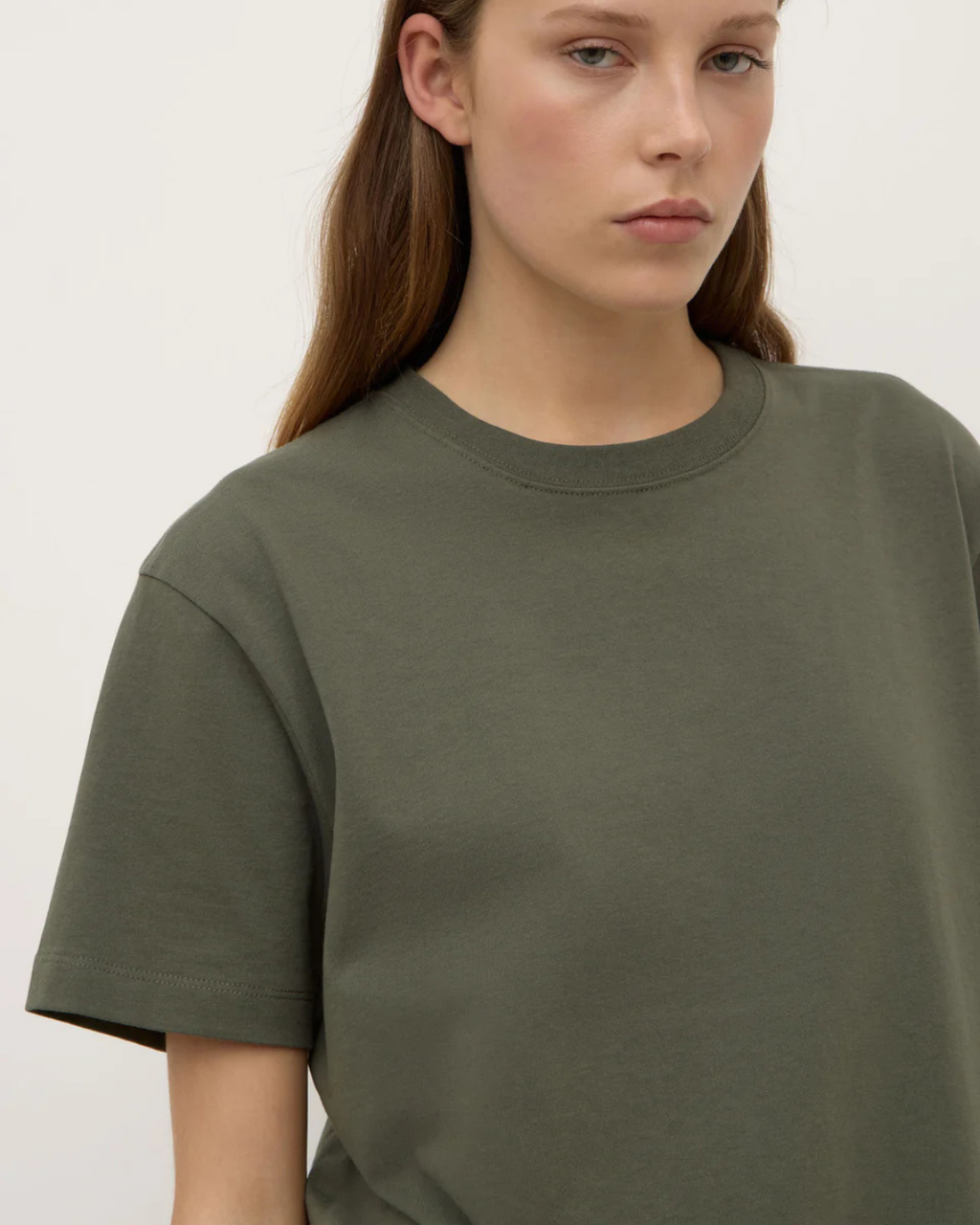 Organic Base Tee Moss