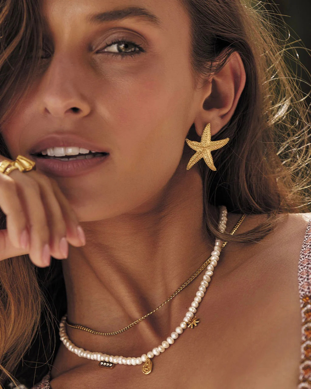 Siesta Earrings Gold