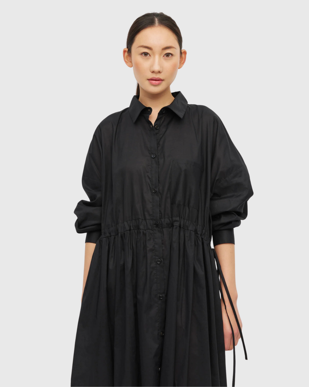Lenora Dress (Resort Cotton) Black