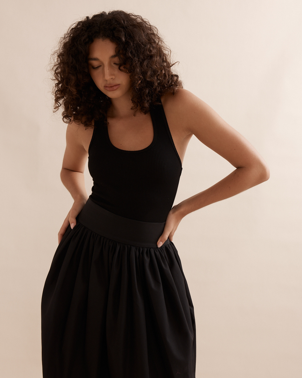 Tulip Skirt Black