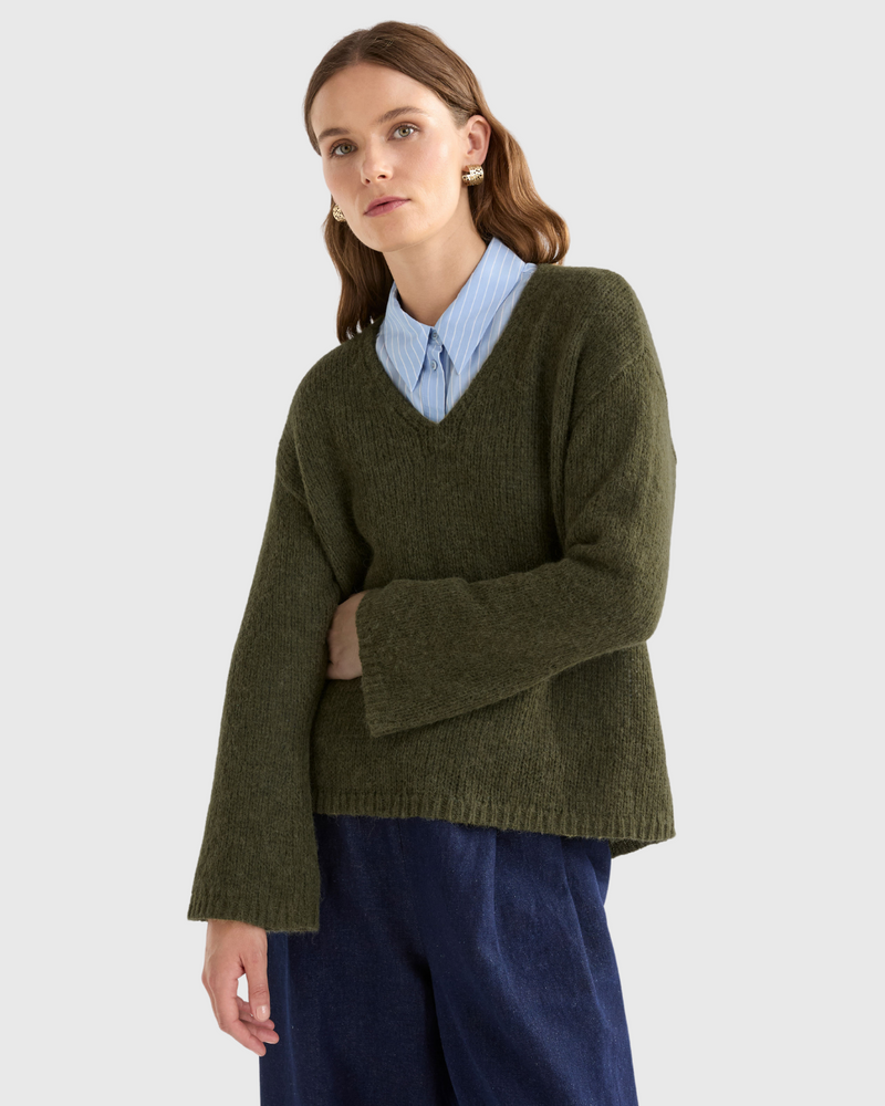Anken Sweater Dark Olive