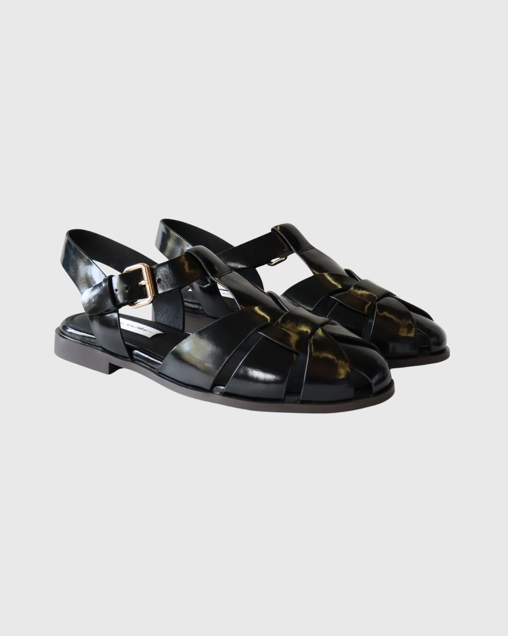 Lauren Sandal Black Calf