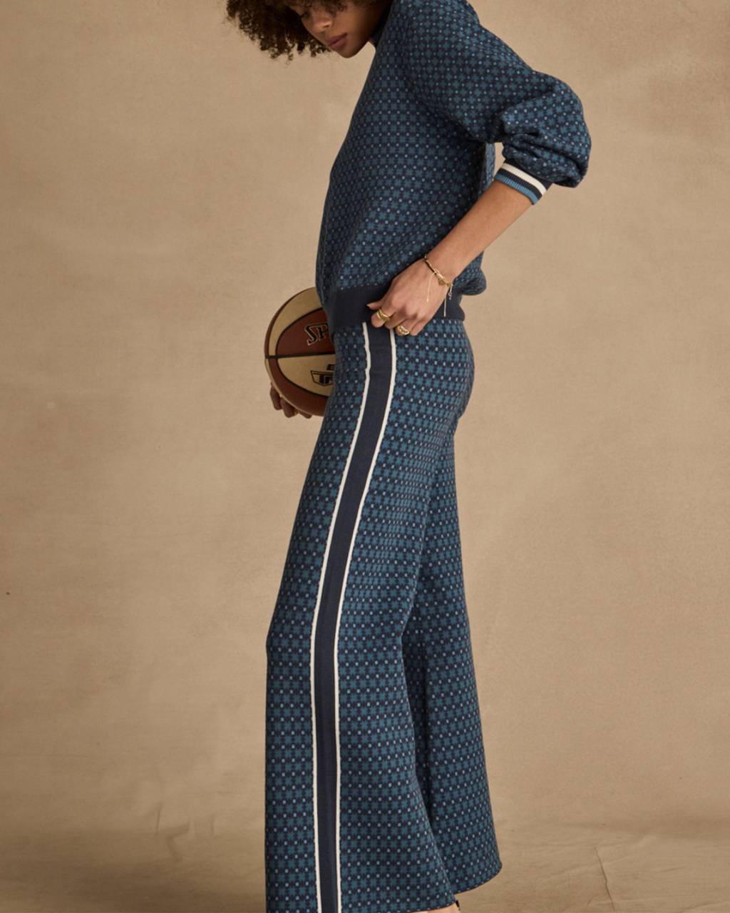 Lumiere Dillon Knit Pant Blue