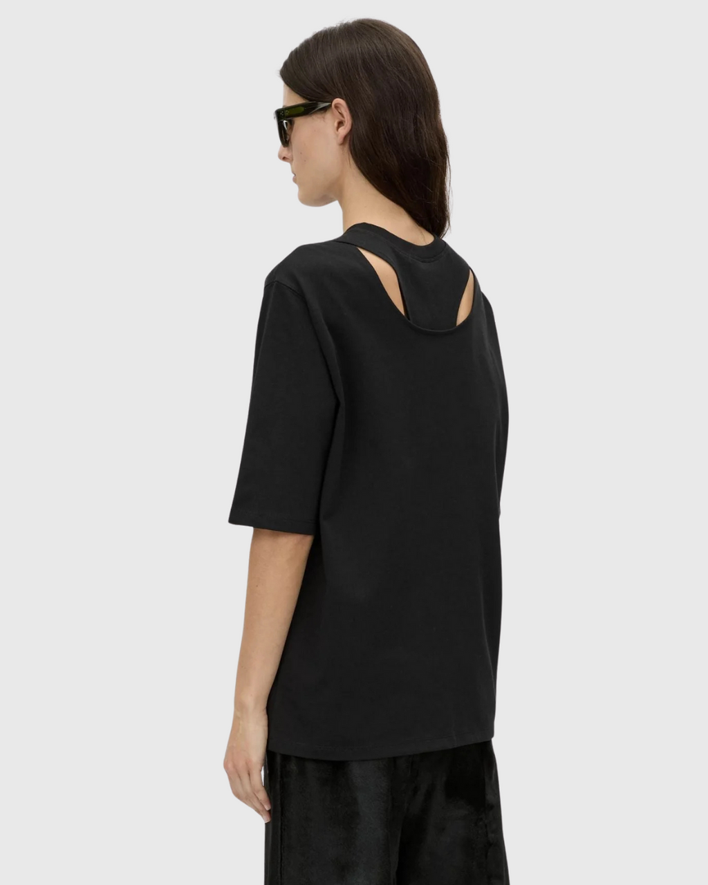 Briar Cut Out Tee Black