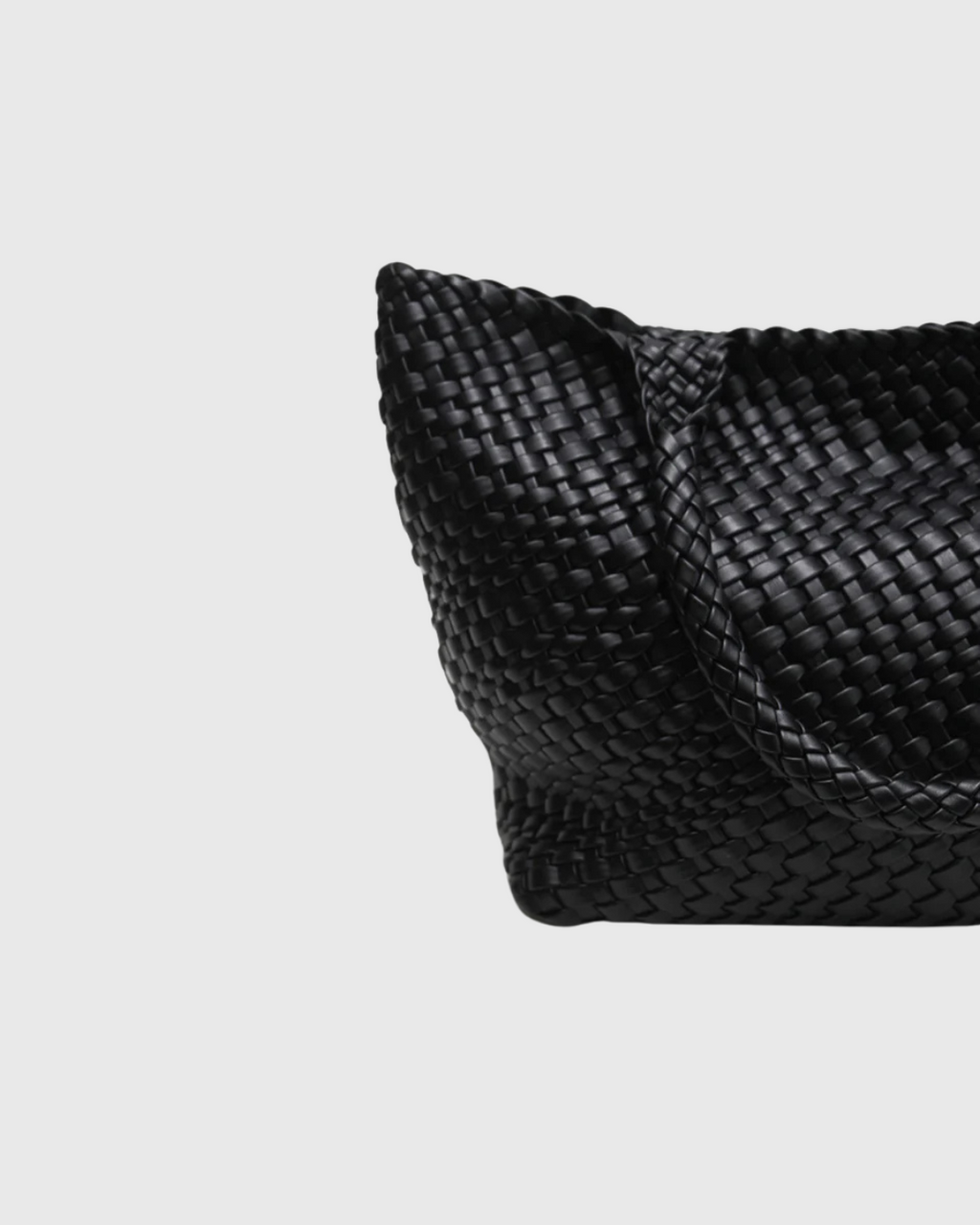 Woven Tote Black