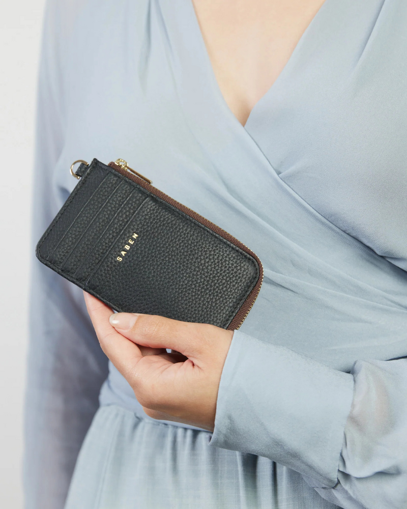 Winona Card Holder Black