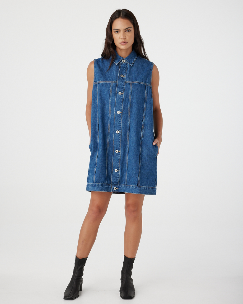 Goldie Sleeveless Dress Latitude