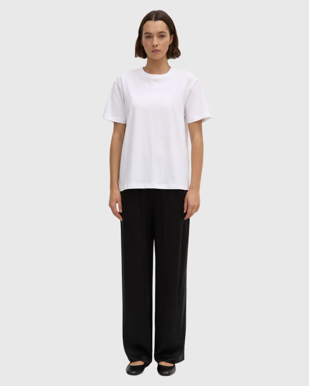 Organic Base Tee White