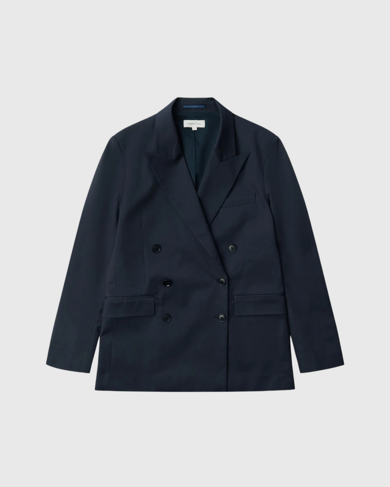 Ellen Double Breasted Blazer True Navy