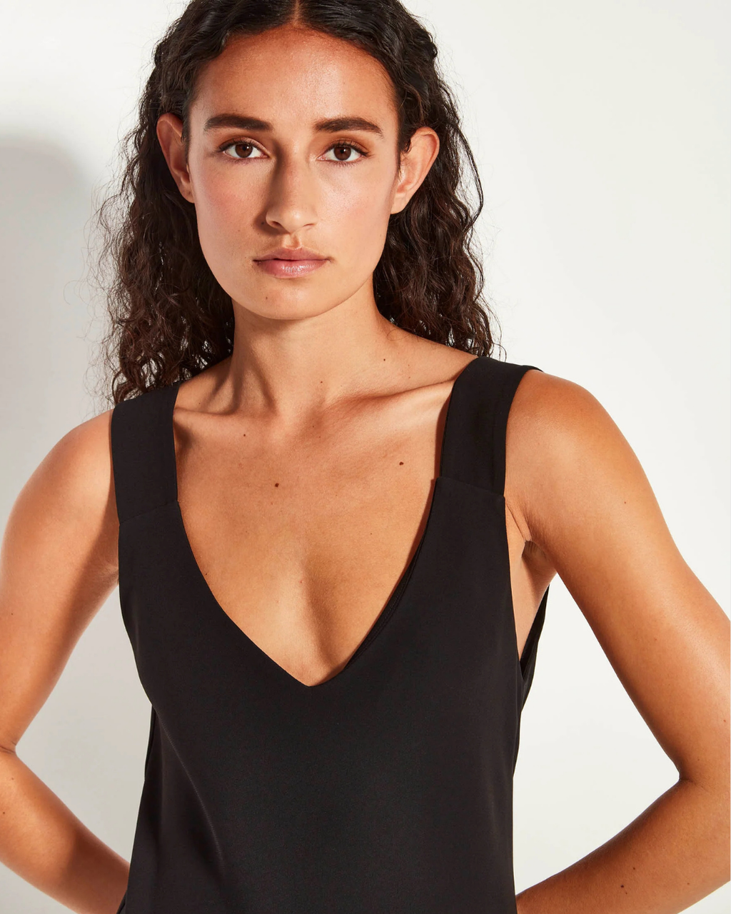 Ingrid Slip (Luxe Suiting) Black