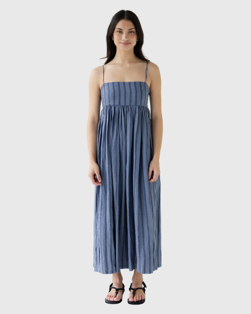 Go To Dress Denim Stripe