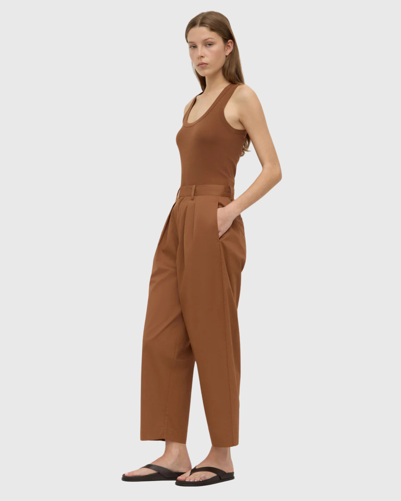 Geno Poplin Pant Earth
