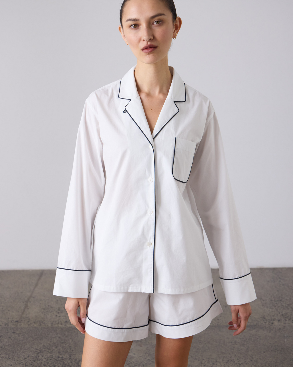 Arabella PJ Short White
