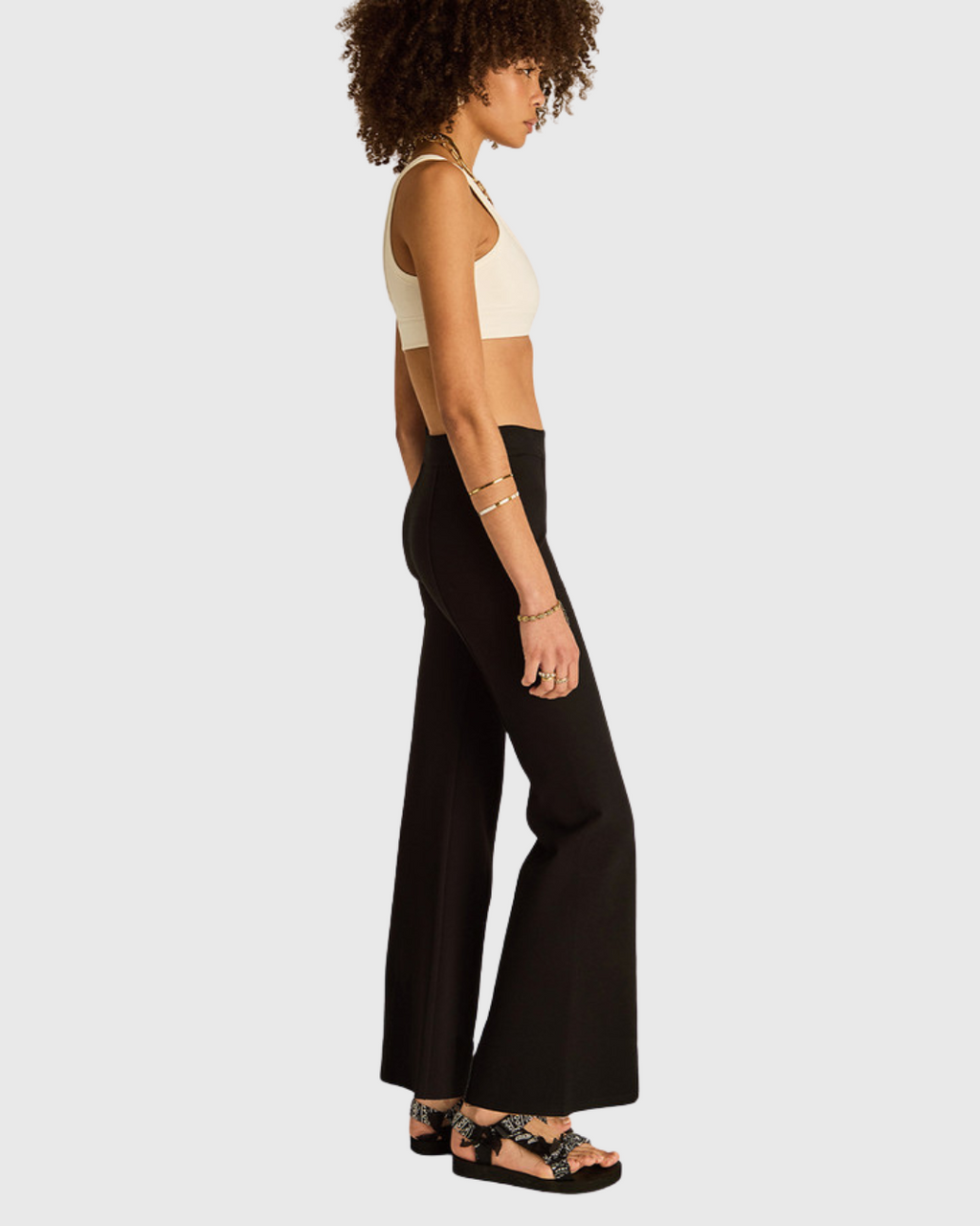 Joyela Flare Pant Black