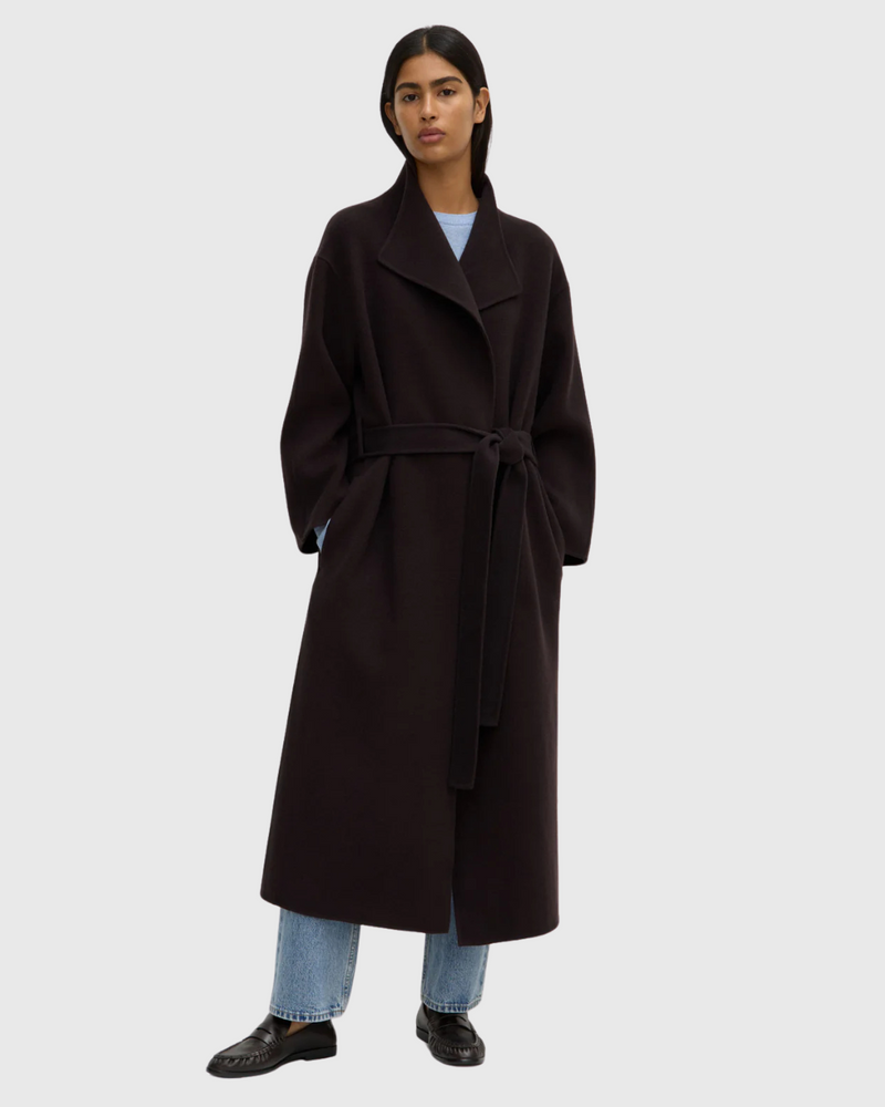 Kinsley Wool Coat Ganache