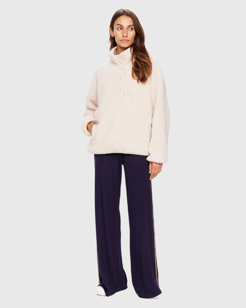 Harlow Fleece Pullover Natural