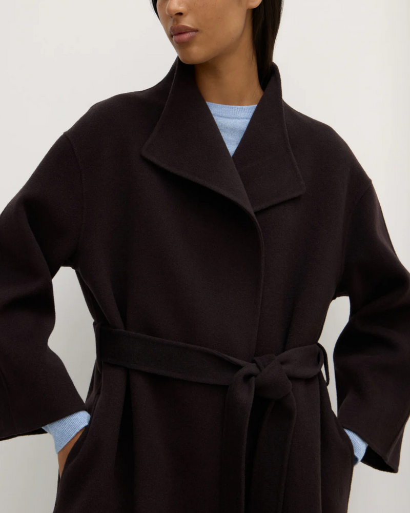 Kinsley Wool Coat Ganache
