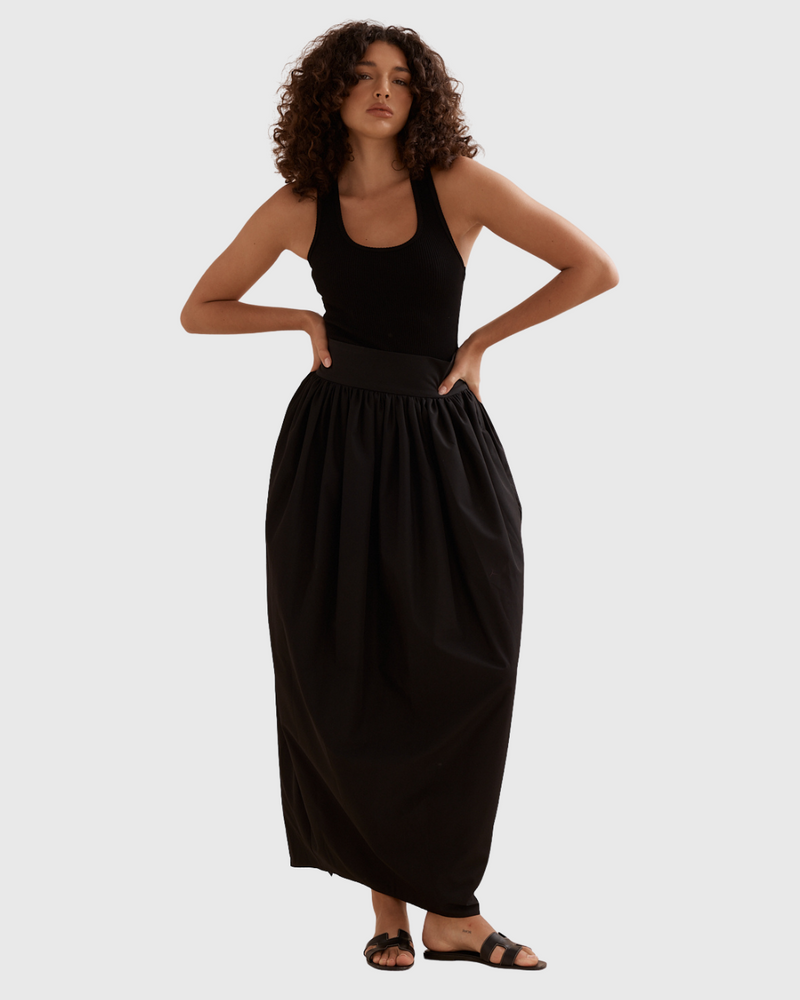 Tulip Skirt Black