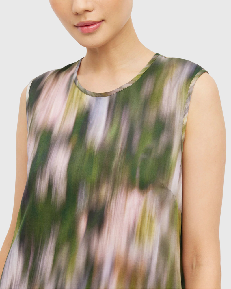 Symi Dress (Hydrangea Haze Cotton) Flurry