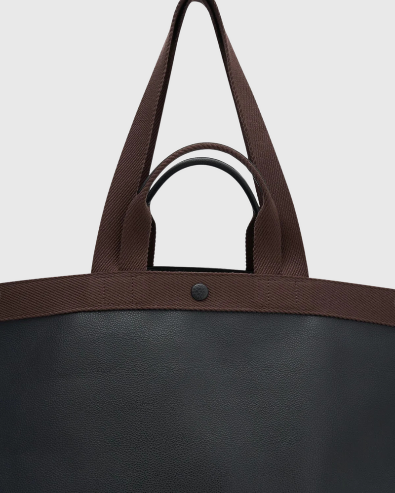 Soki Tote Black/Chocolate