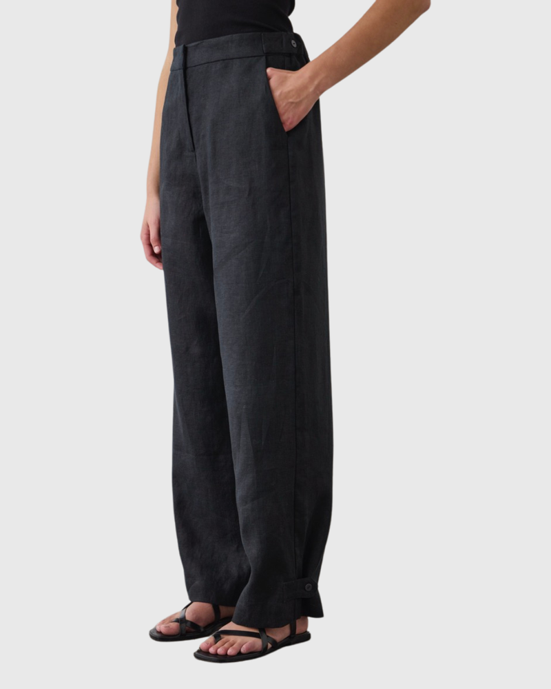 Tab Cuff Pant Black
