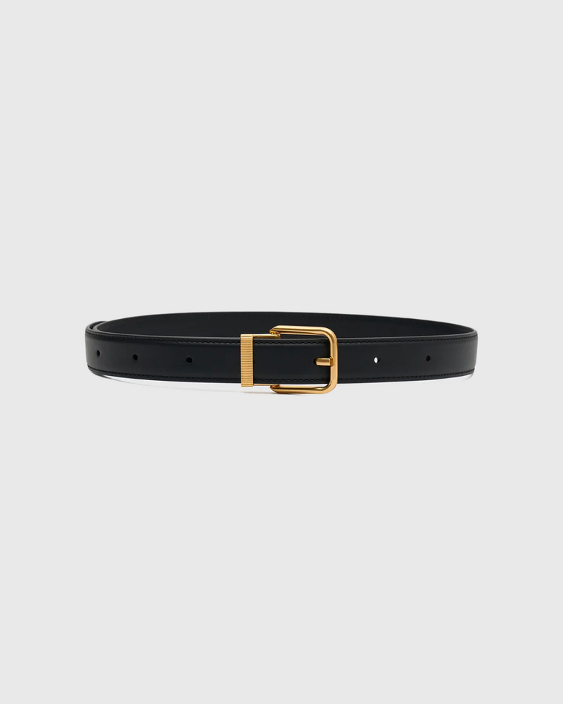 Emersyn Belt Black + Gold