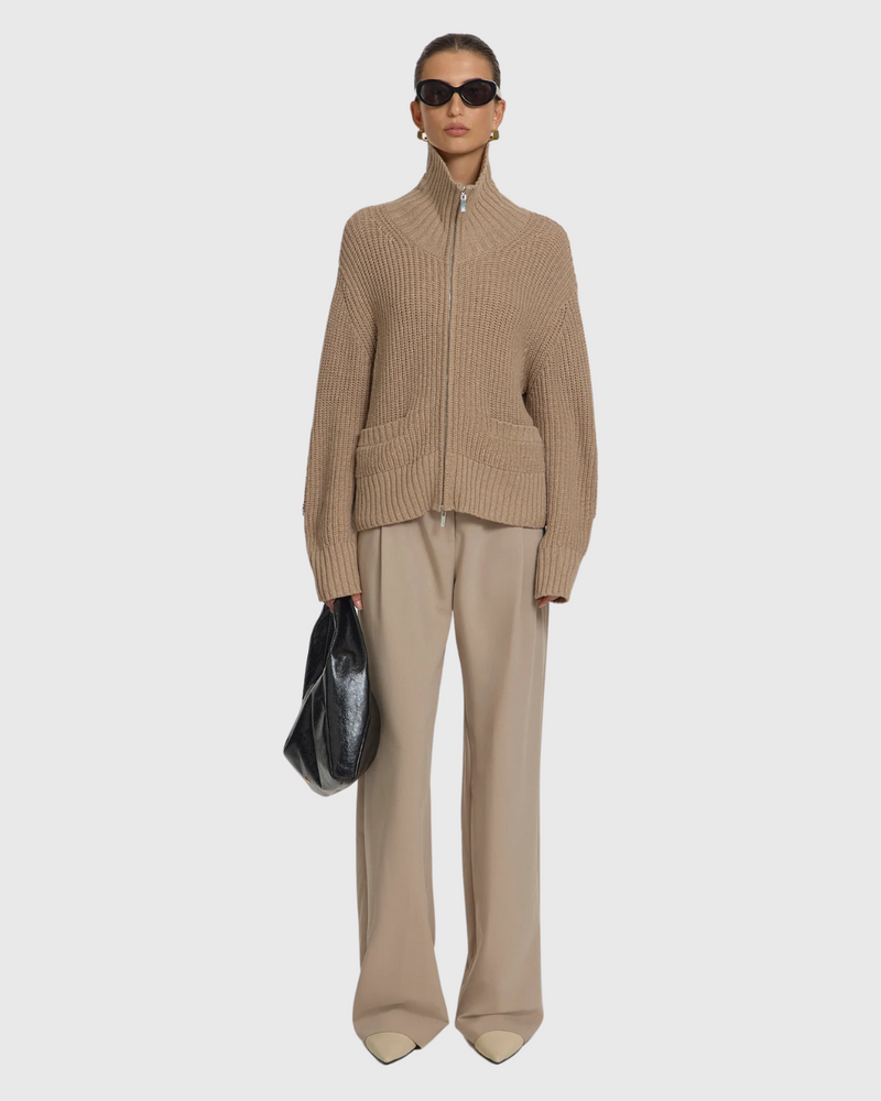 Babylon Cardi Camel