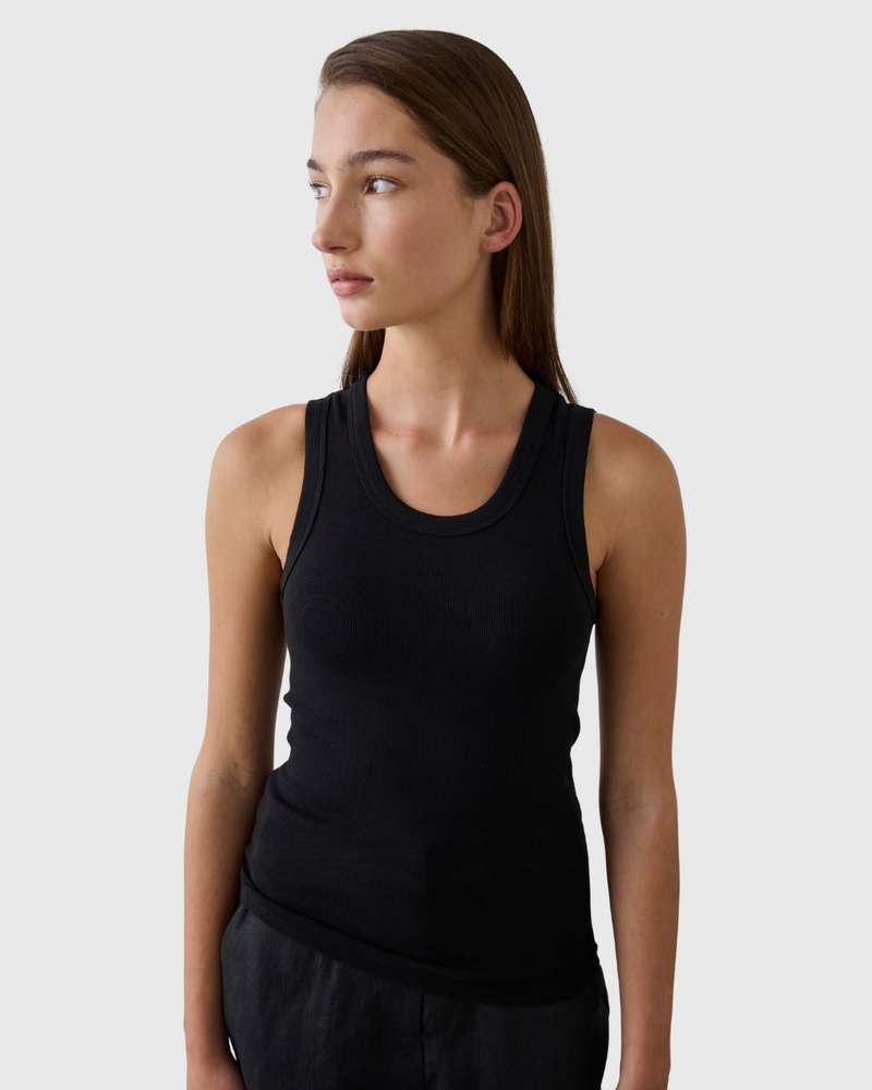 Cotton Tank Black