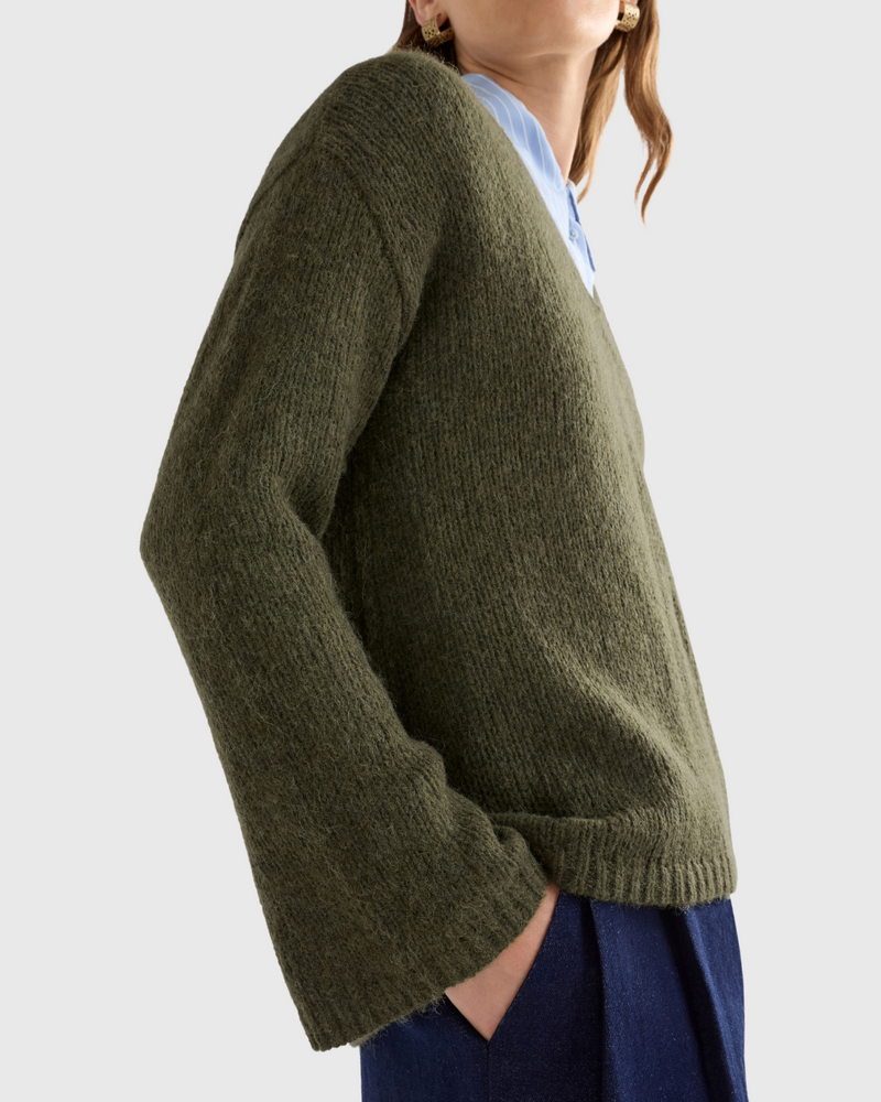 Anken Sweater Dark Olive
