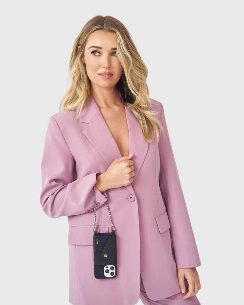 Ava Phone Wristlet Silver