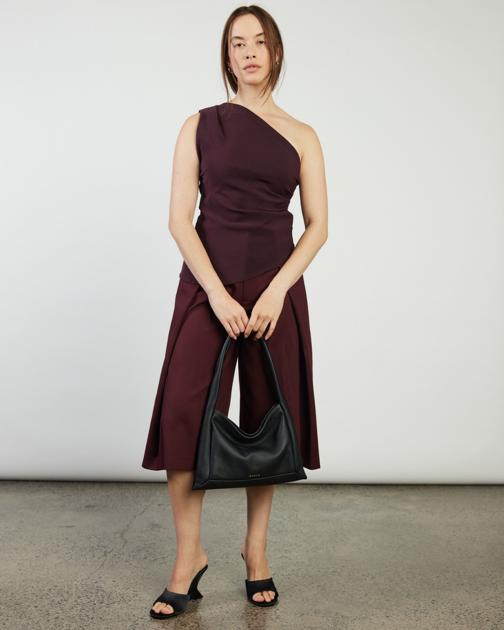 Hazel Shoulder Bag Black Luxe