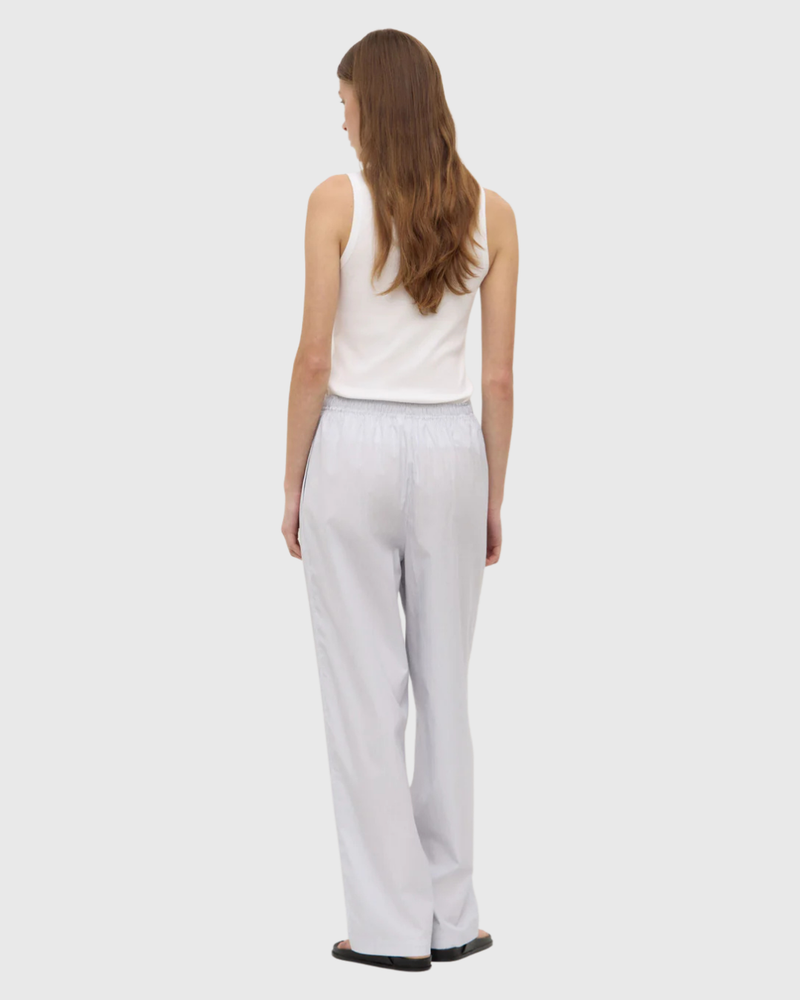 Cora Stripe Pant White/Navy Stripe