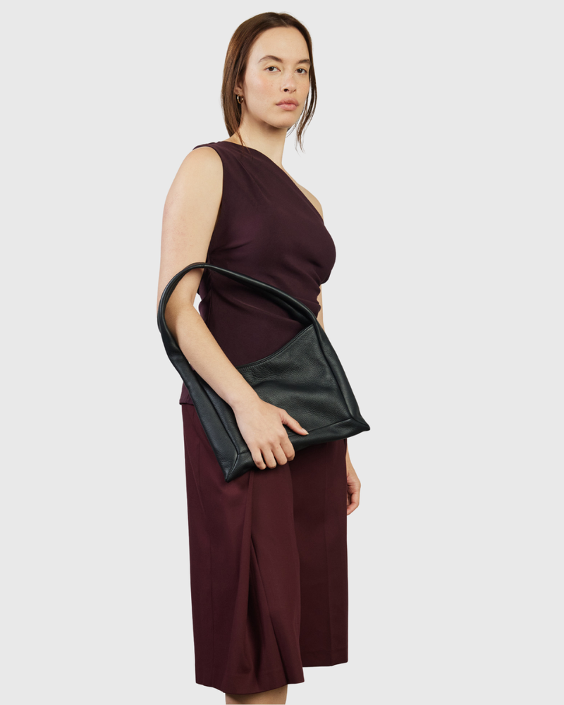 Hazel Shoulder Bag Black Luxe