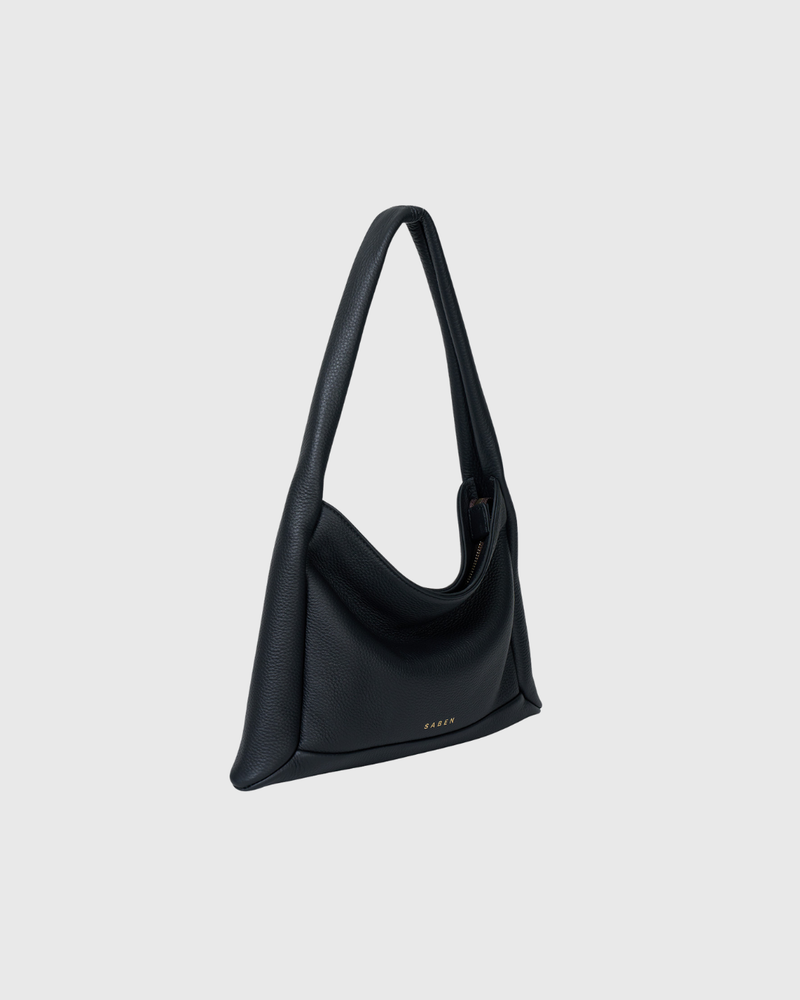 Hazel Shoulder Bag Black Luxe