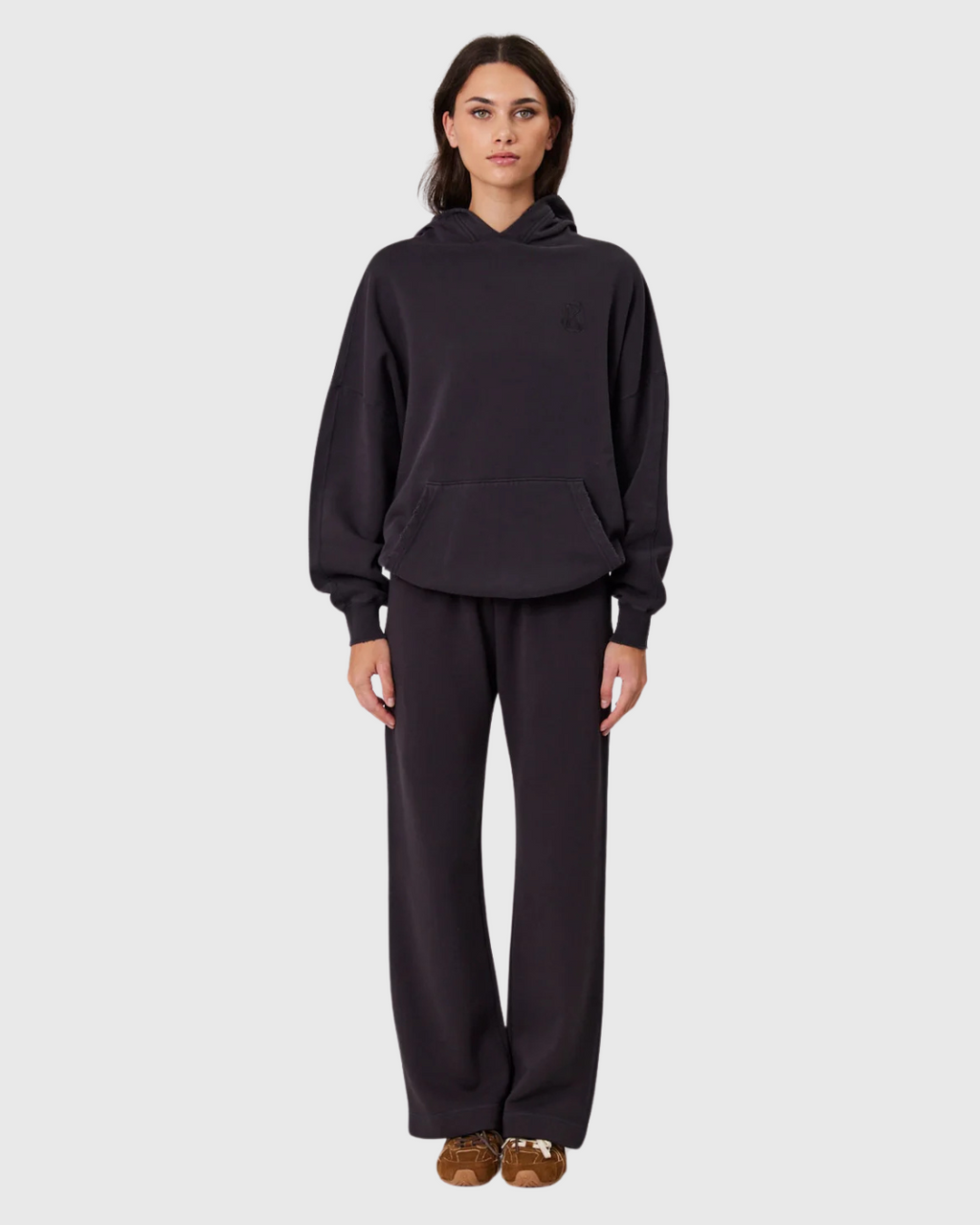 Remain Trackpant Washed Black