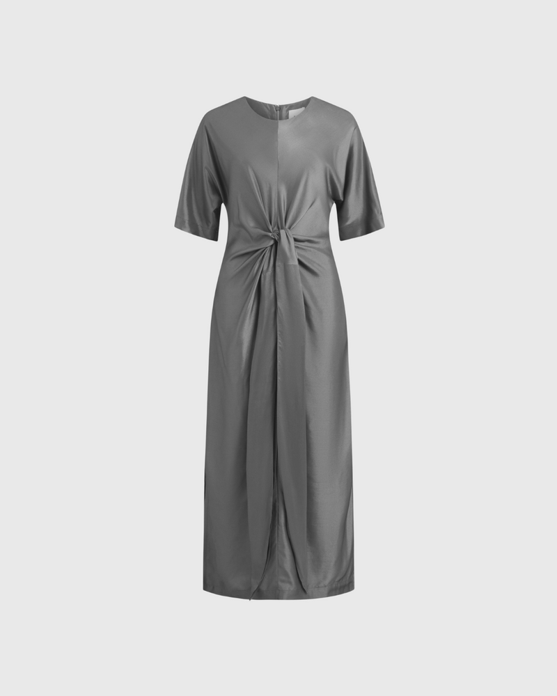 Lissu Dress Silver/Black