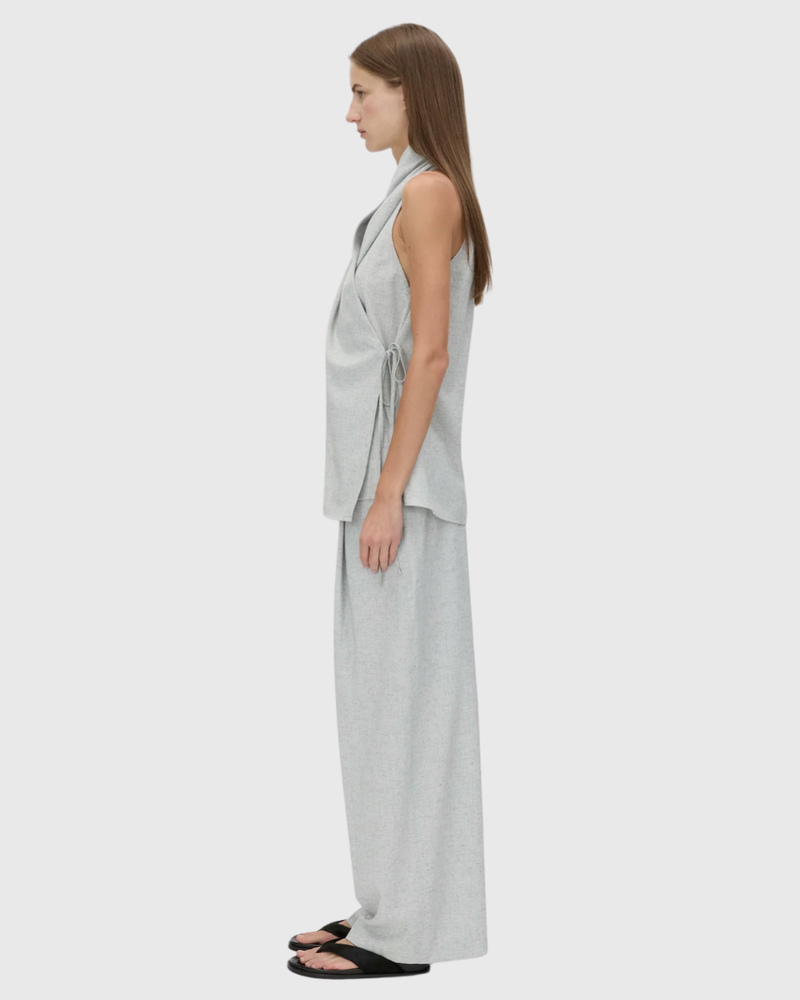 Alta Wrap Top Light Blue Marle