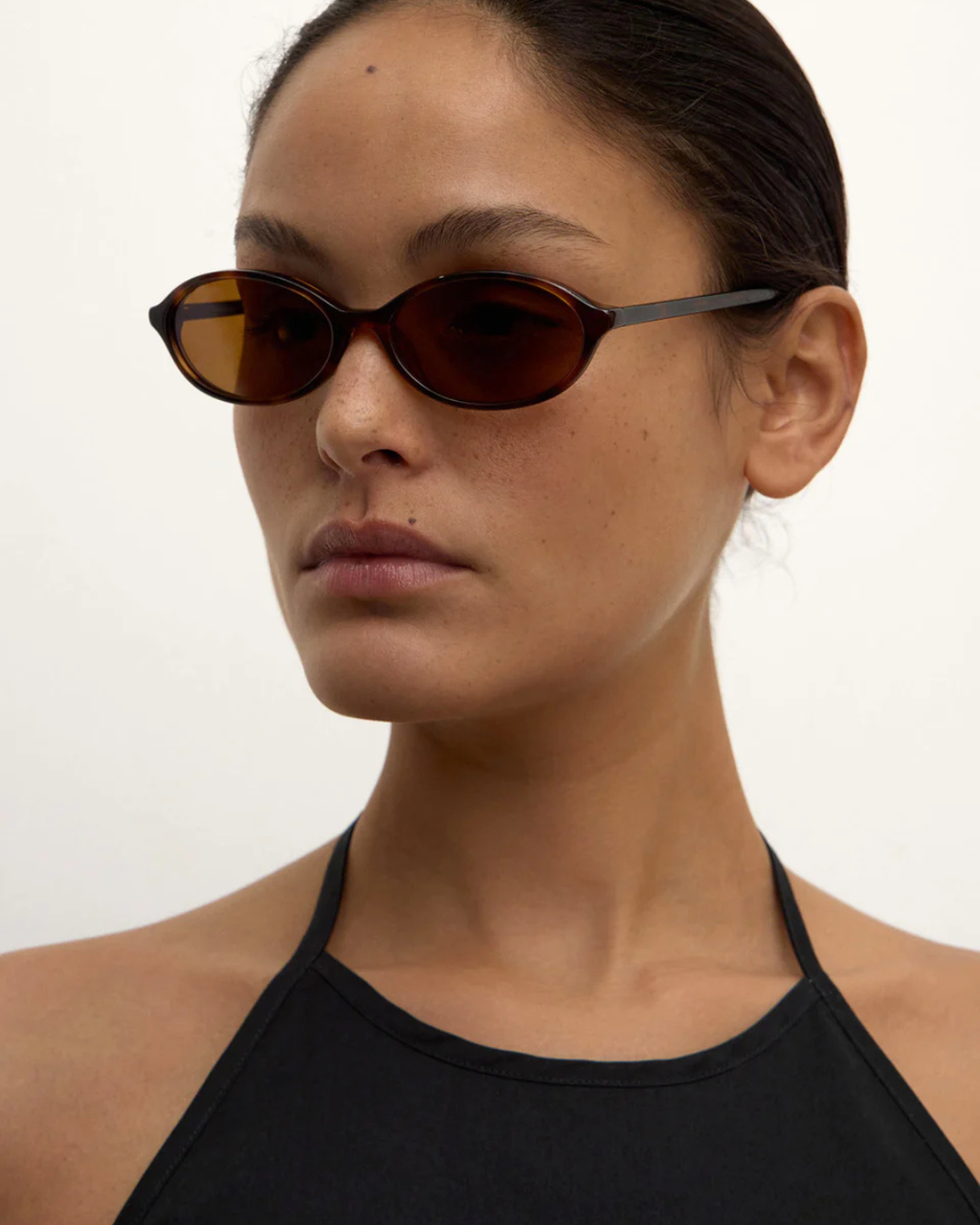 Slim Oval Frame Havana