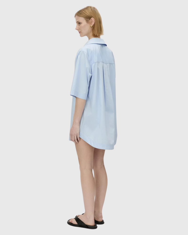 Cumulus Shirt Dress Light Blue