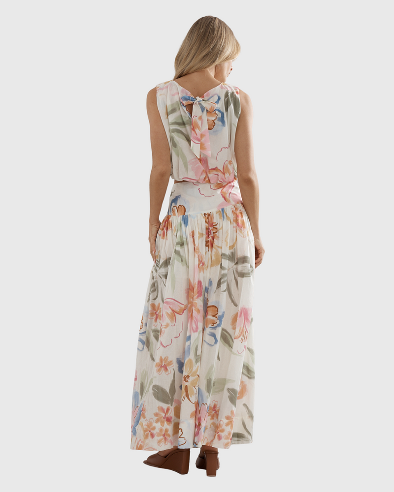 Bubble Top Tea Party - Floral Cotton Lawn