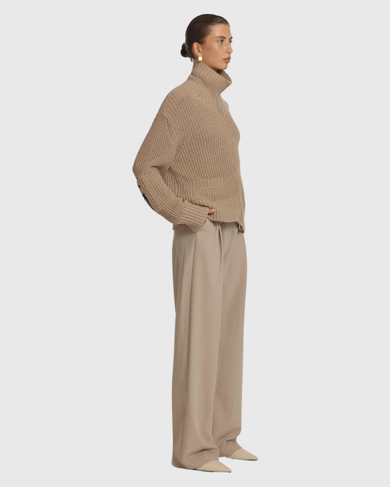 Babylon Cardi Camel
