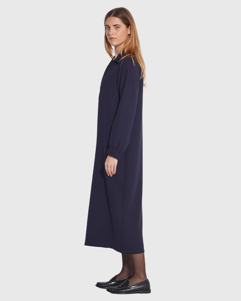 Tracey Tunic (Luxe Crepe) Navy