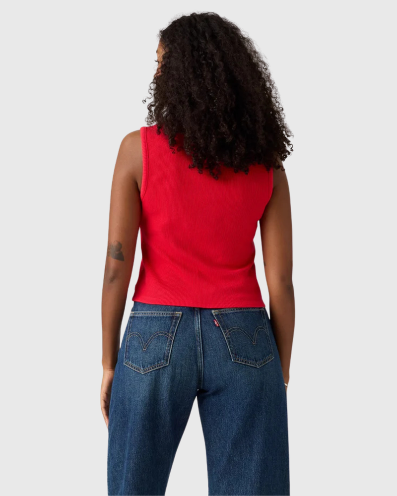 Rory Button Up True Red