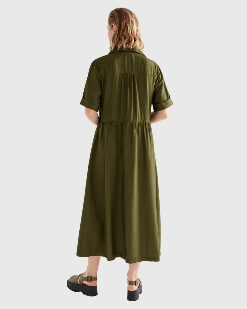 Eine Shirt Dress Bright Olive