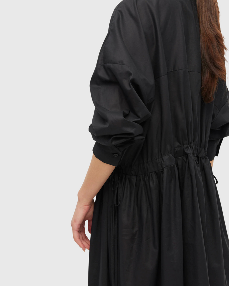 Lenora Dress (Resort Cotton) Black